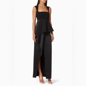 SOLACE London Ally Maxi Dress in Black
